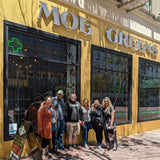 Group stands outside Moe Greens on an Emerald Farm Tour