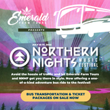 Northern Nights Music Festival: Bus Transportation & Discounted Ticket Bundle Packages from the Bay Area